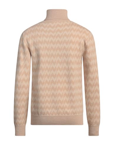 Missoni Man Turtleneck Beige Size M Wool, Cashmere