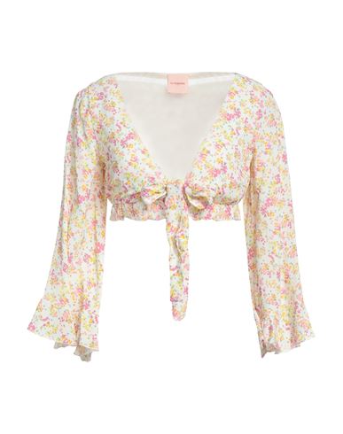 La Semaine Paris Woman Top Ivory Size 2 Viscose