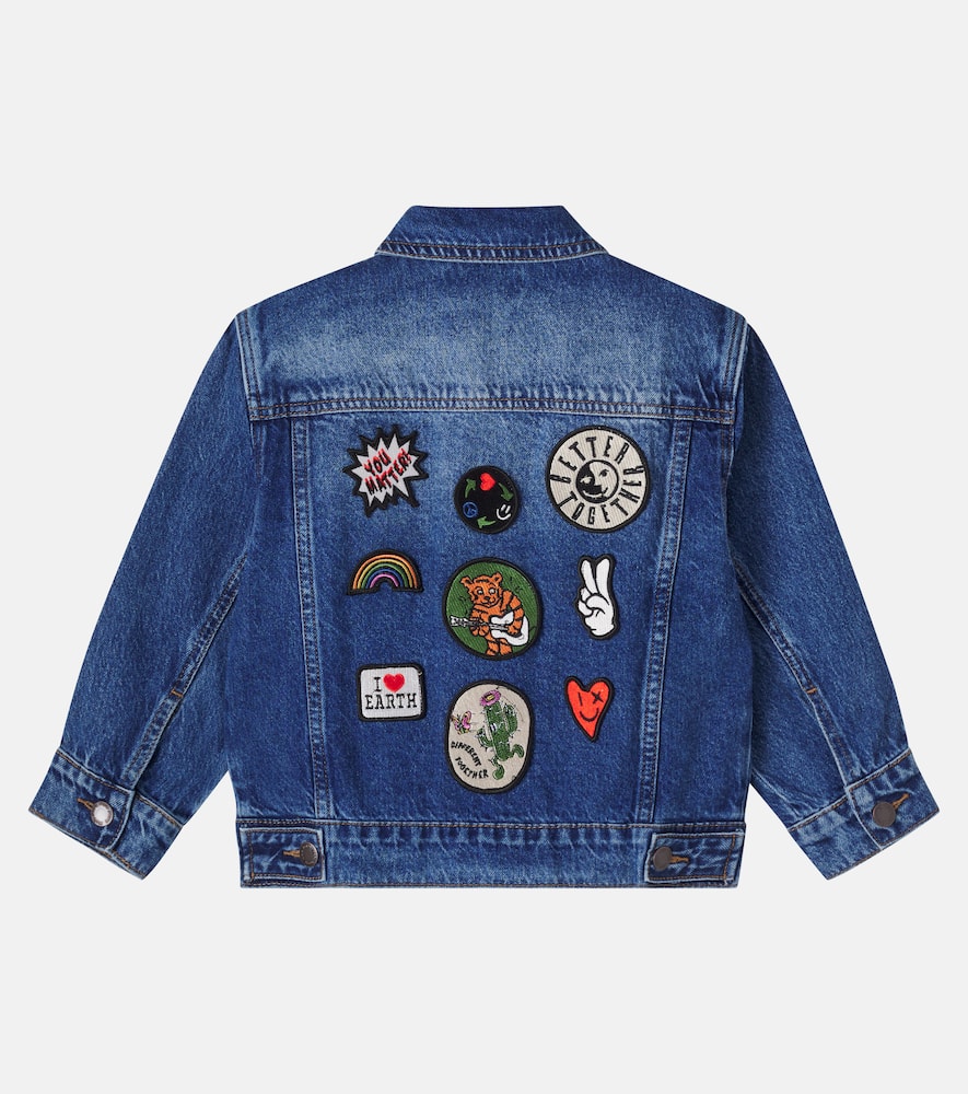 Honore patch-appliqué denim jacket