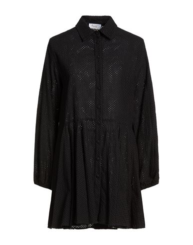 Woman Mini dress Black Size 4 Cotton