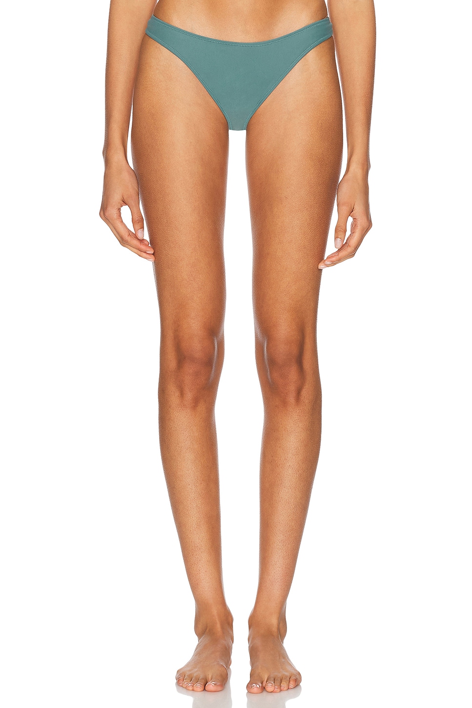 Tropic of C Curve Bikini Bottom in Burgundy. -  S also in L
