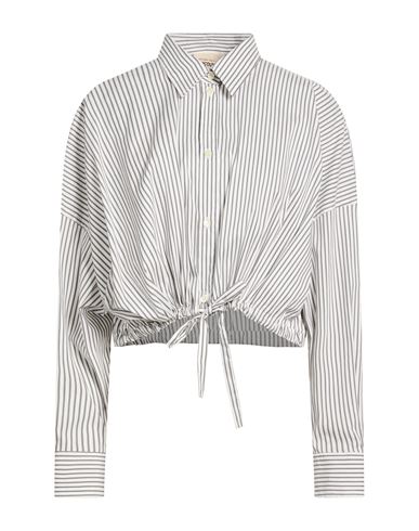 Woman Shirt Grey Size 6 Cotton, Polyamide, Elastane