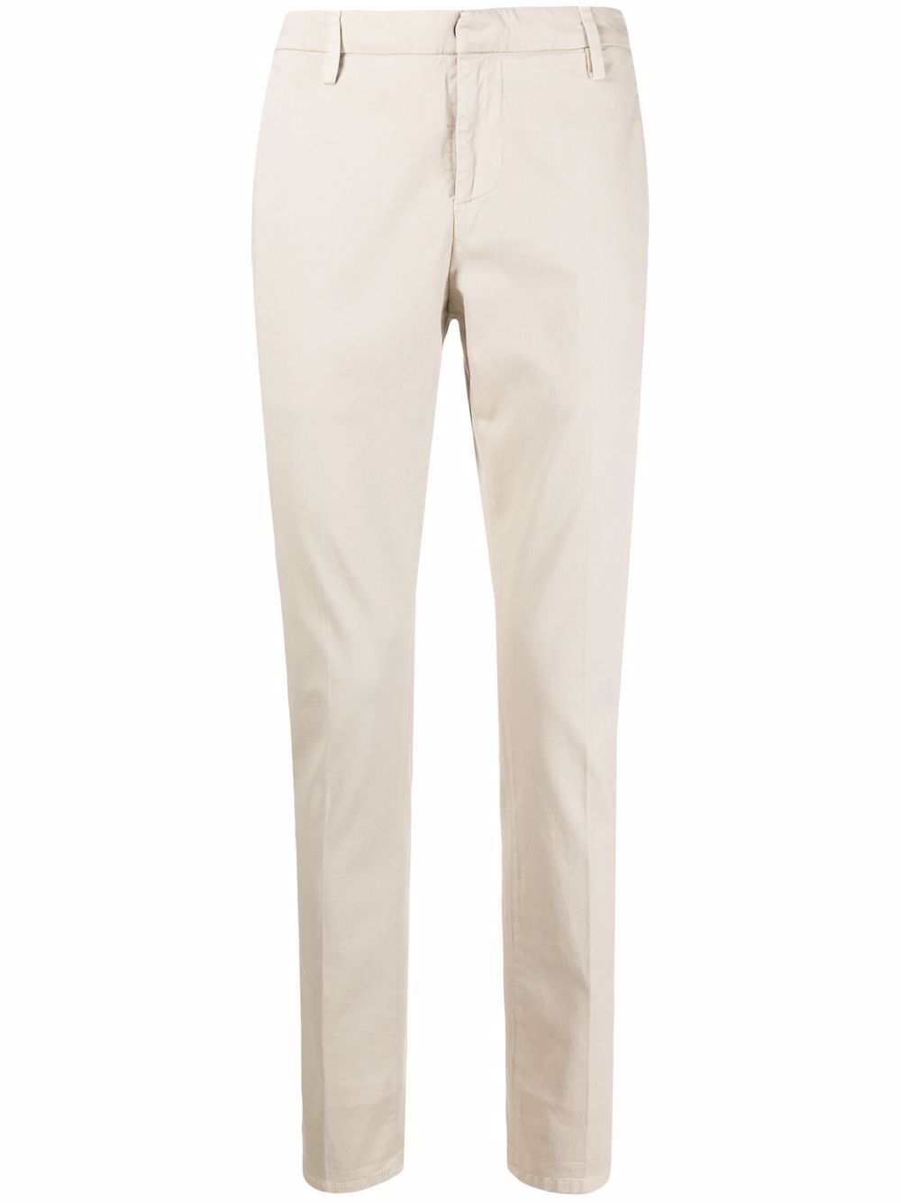 Mid-rise straight trousers - Grey