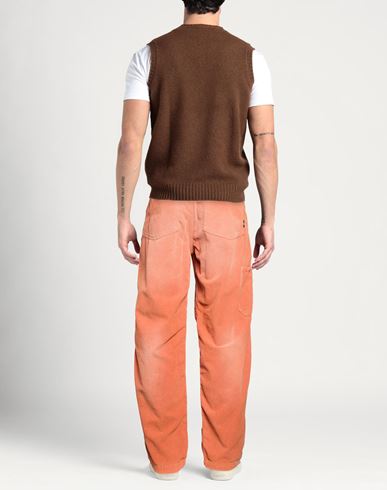Man Pants Orange Size 28 Cotton