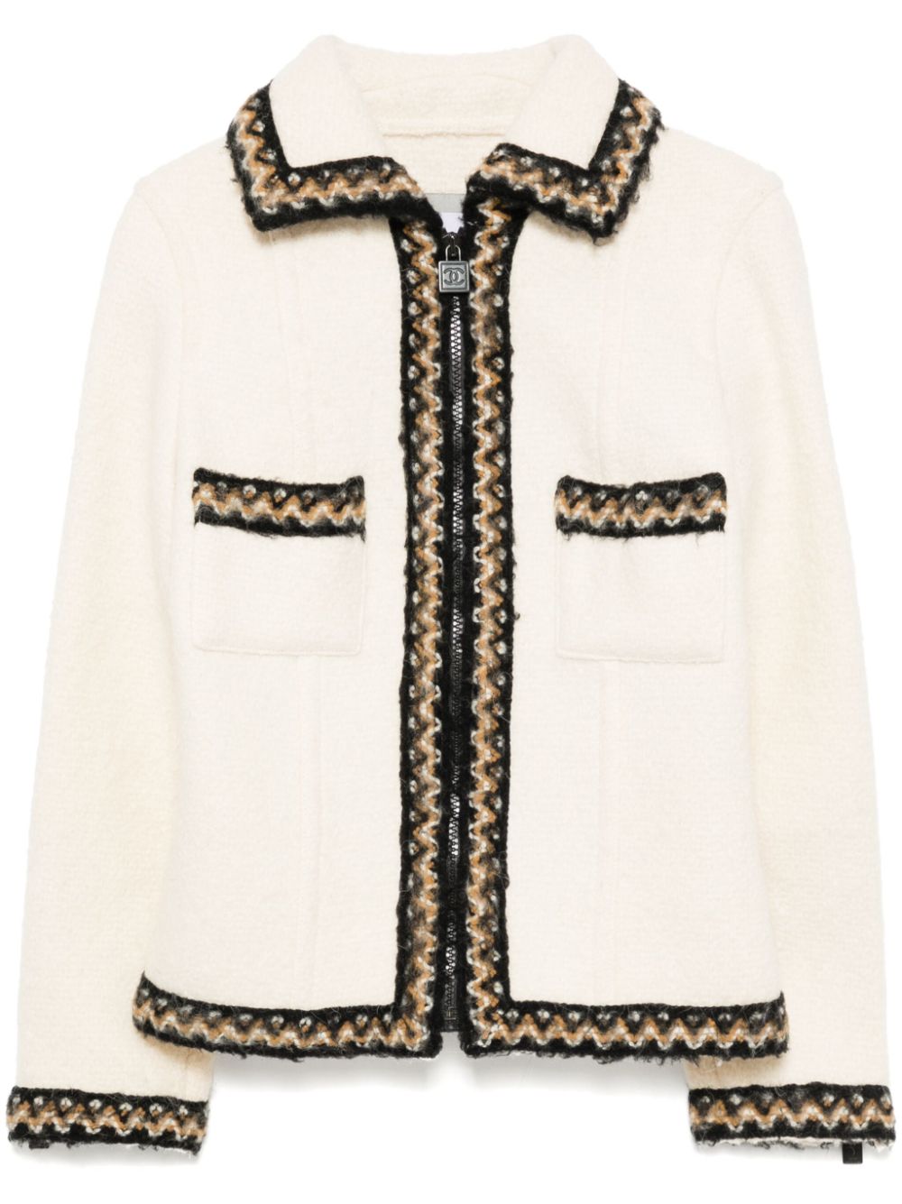 2006 zip-up jacket - Neutrals