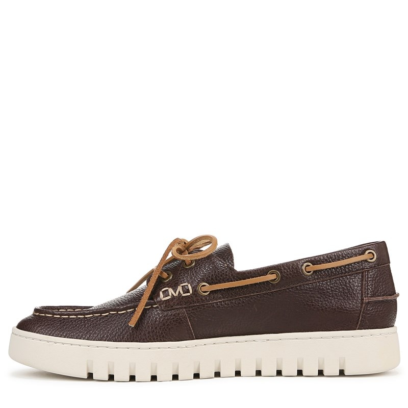 Men's Uptown Boat Shoes (Chocolate Ganache Leather)
