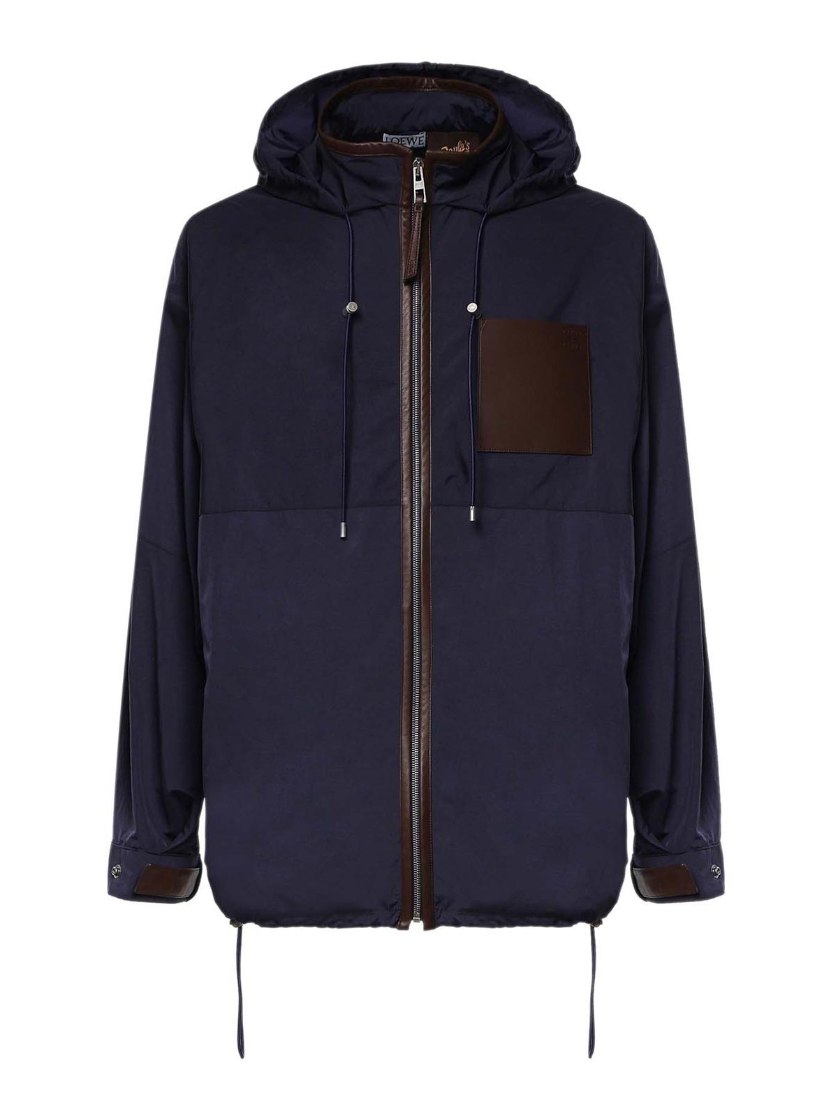 Hooded Jacket In Technical Fabric