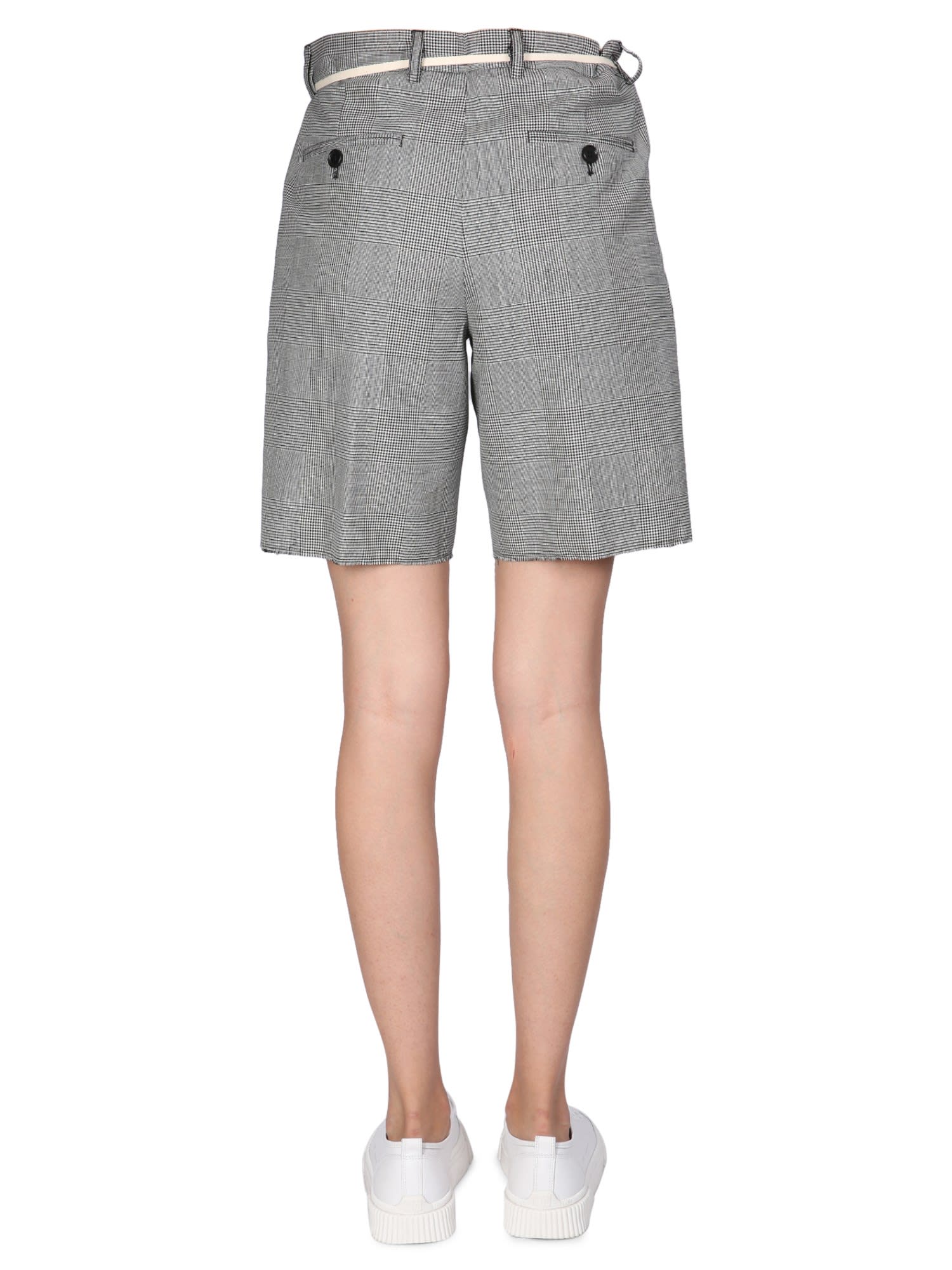 Stretch Flannel Bermuda Shorts