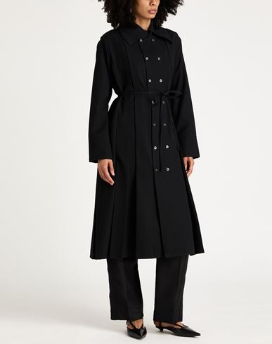 Woman Coat Black Size 6 Wool