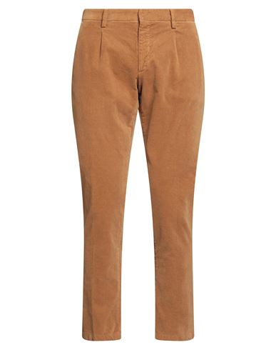 Man Pants Camel Size 34 Cotton, Elastane