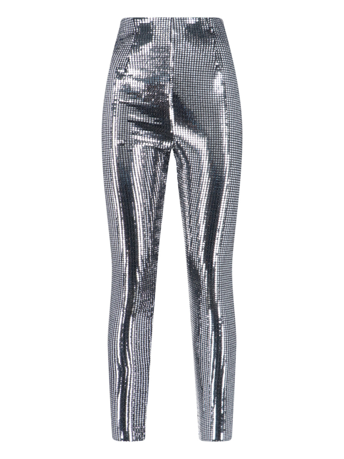 Women's Metallic-Thread Stretch Trousers