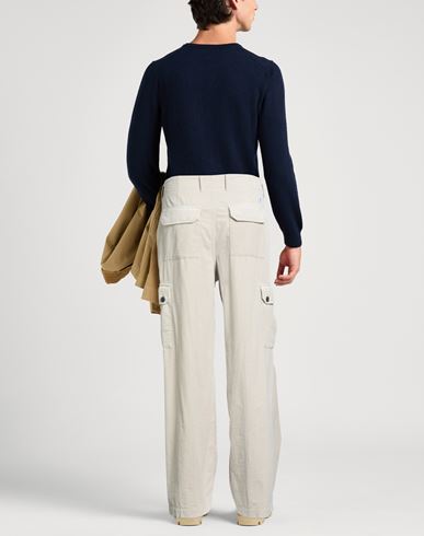 Man Pants Beige Size 29 Cotton, Modal, Rubber