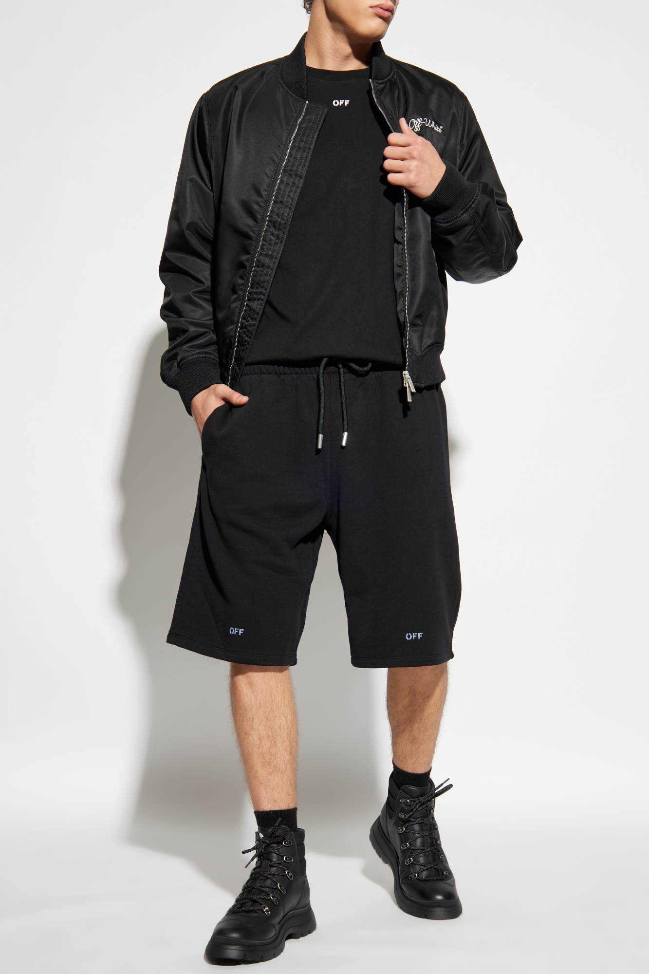 Bomber Jacket, Men's, Black