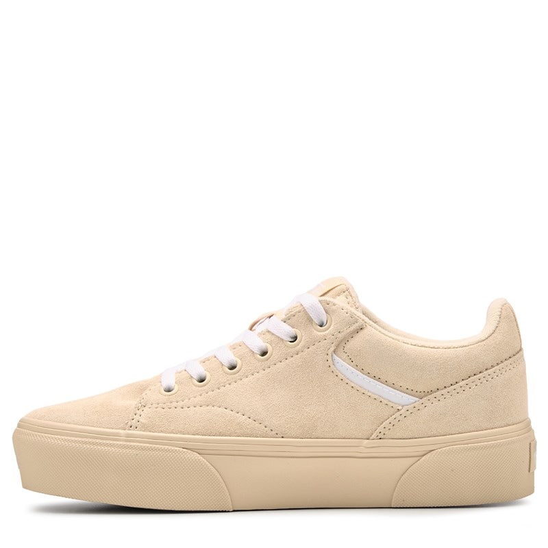 Women's Seldan Platform Sneakers (Beige Suede)