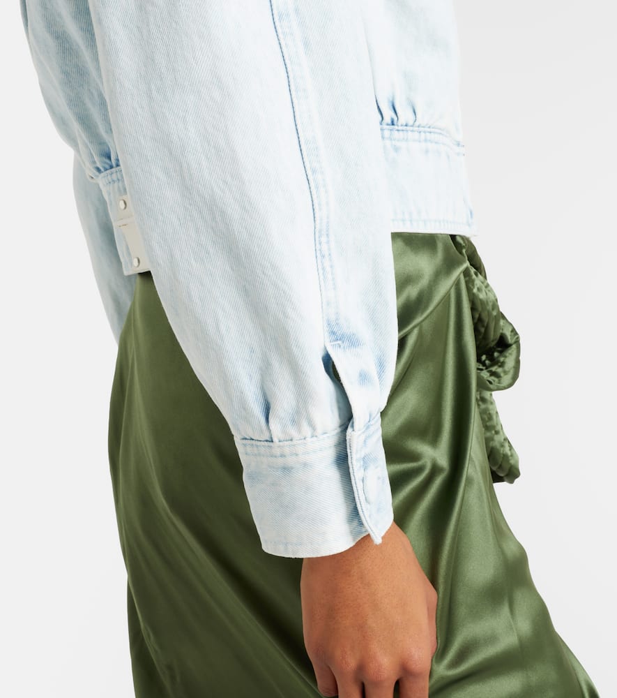 Cropped denim jacket