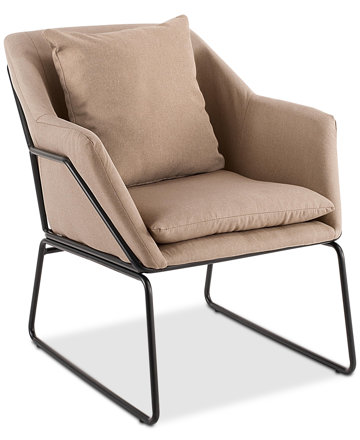 Odile Accent Chair - Light Brown