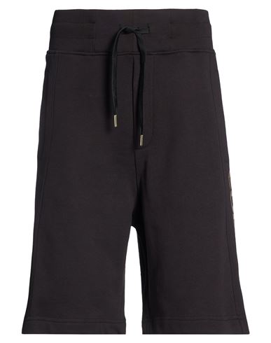 Man Shorts & Bermuda Shorts Black Size L Cotton