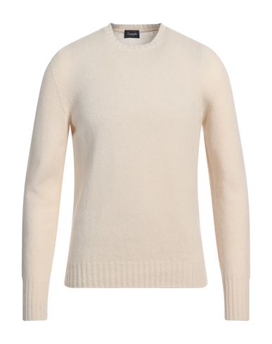 Man Sweater Ivory Size 44 Lambswool