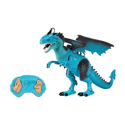 Monster World Electric Walking Smoking RC Blue Dragon