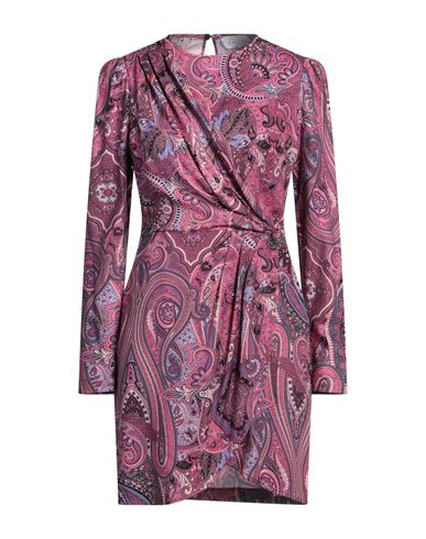 Woman Mini dress Mauve Size 4 Viscose