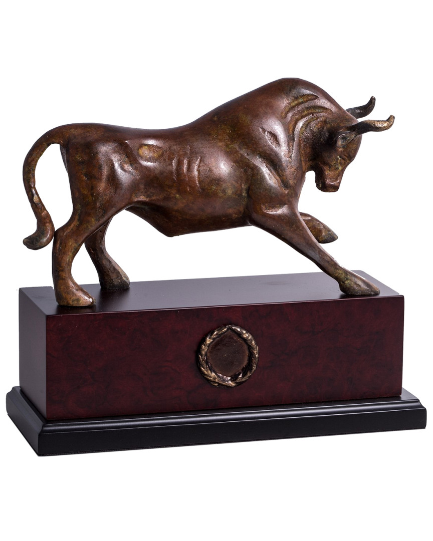 Brass Bull Sculpture