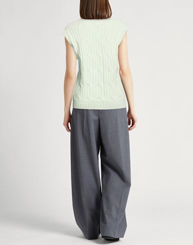 Collezione N_01 Woman Sweater Light green Size S Wool, Cashmere