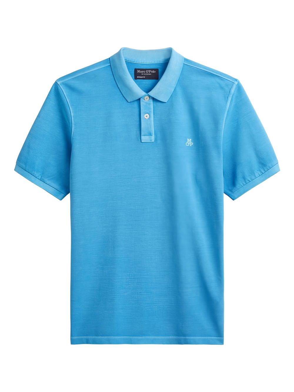 Logo-embroidered polo shirt - Blue