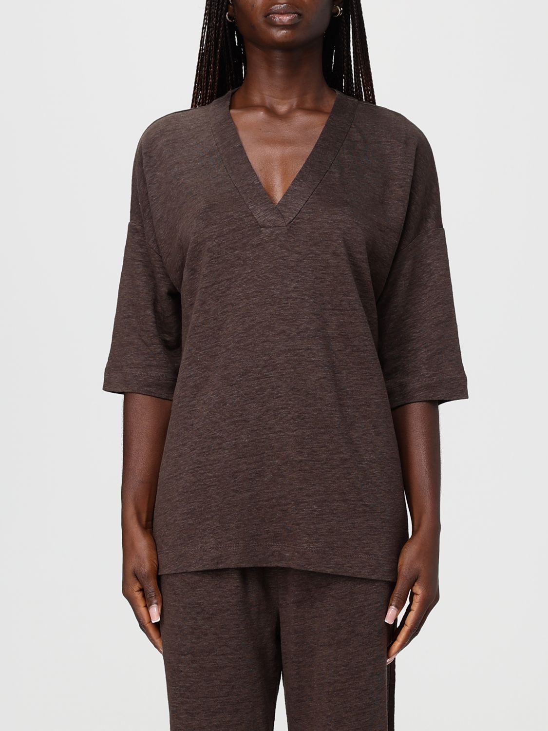 Sweater Woman color Coffee
