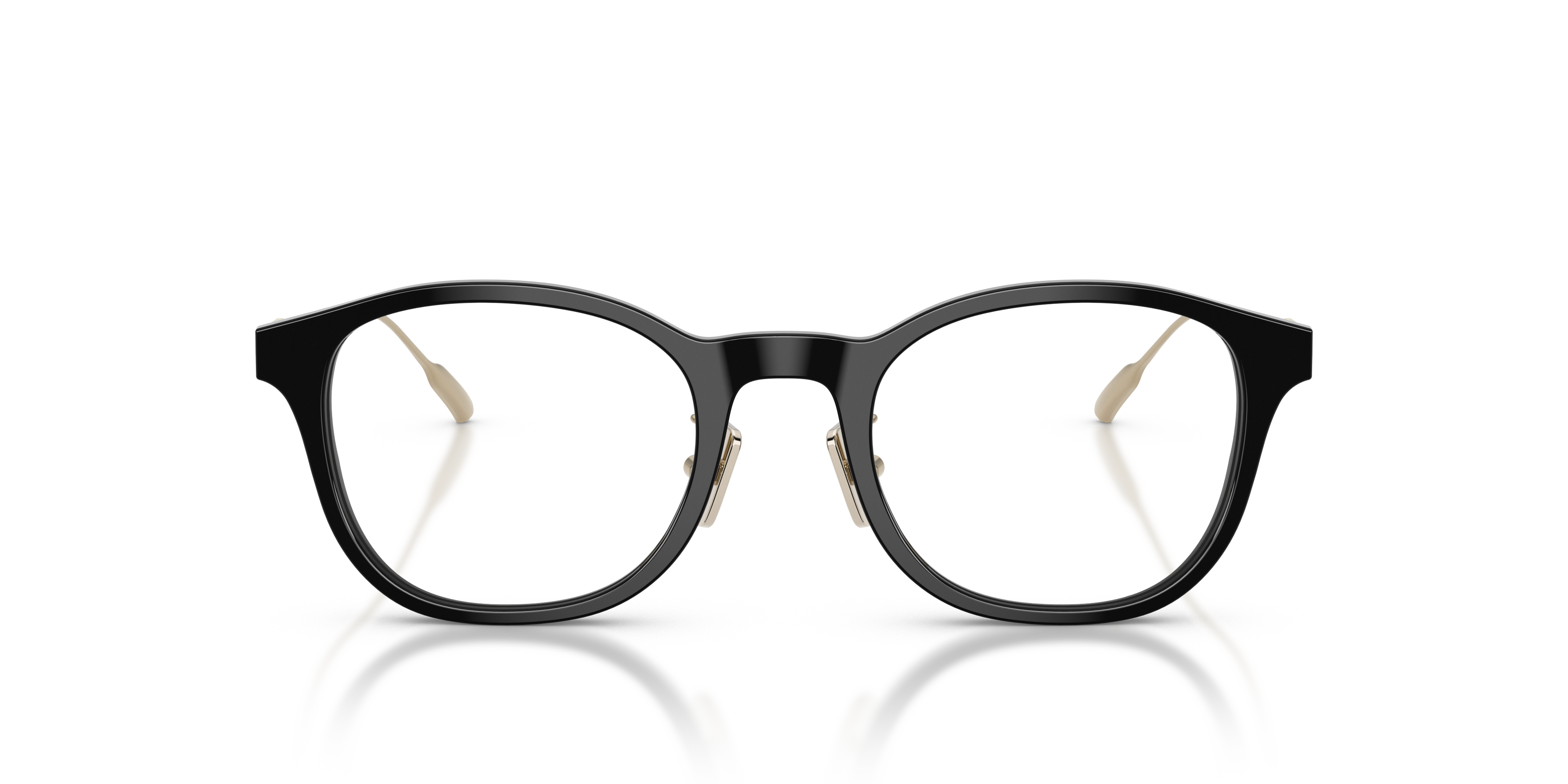 Moncler Unisex Moncler ME2030D 3001 Monturas ópticas Acetato Negro Transparente Pantos Norma