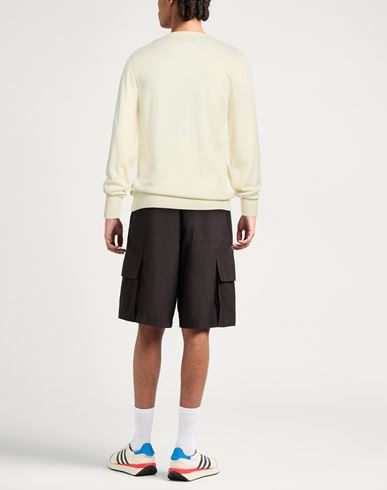 Man Sweater Cream Size L Wool, Nylon
