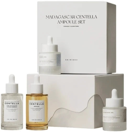 Set per la cura del viso Skin1004 Madagascar Centella Ampoule Set ser/2x30ml + ampoule/ - essence