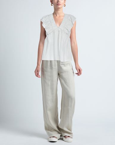 Woman Top Azure Size 8 Cotton, Polyester, Polyamide
