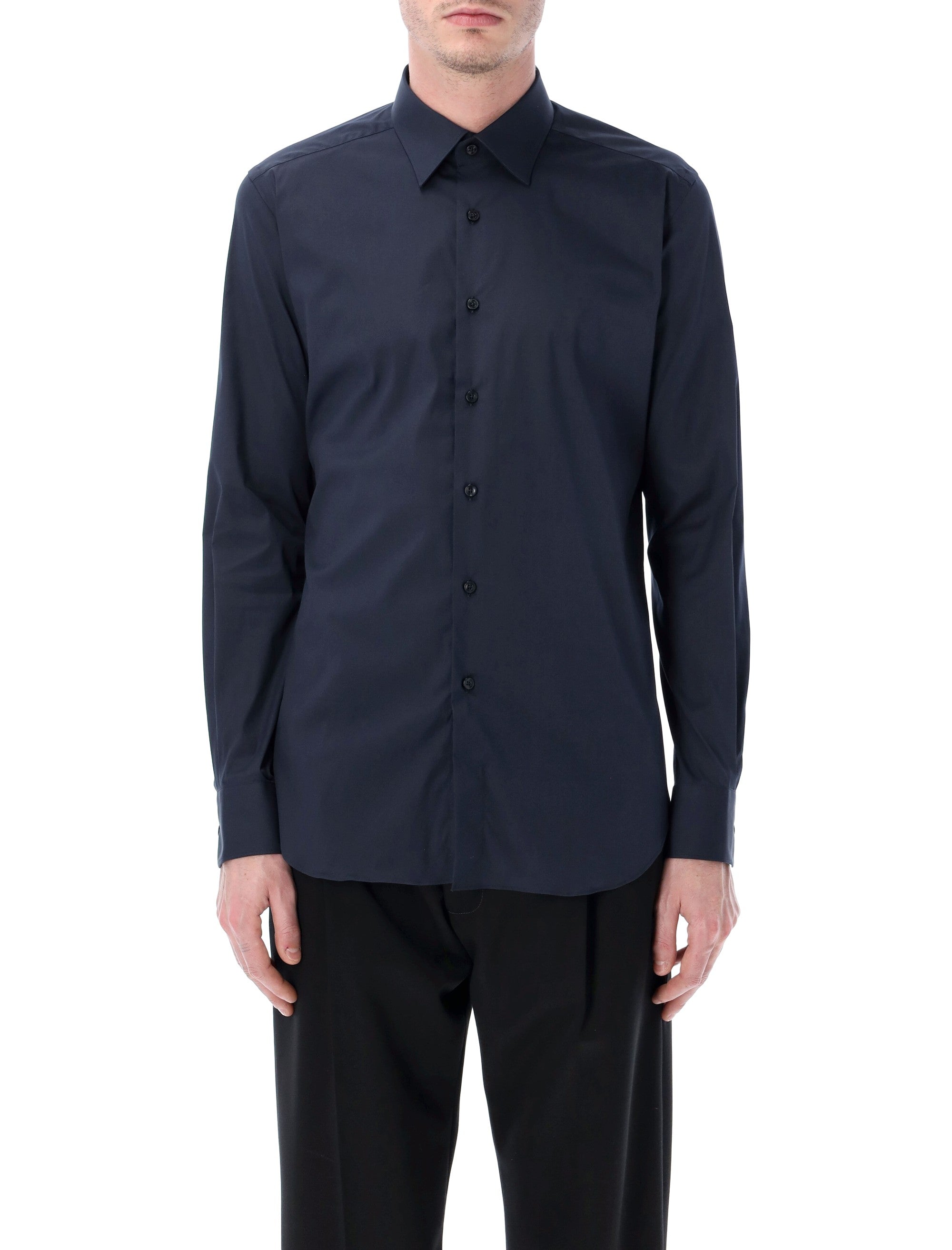 Men's Stretch Cotton Tailored Dress Shirt