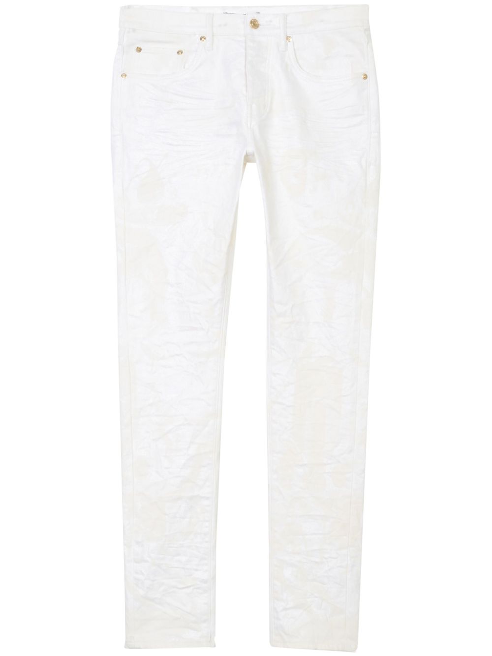 P001 low-rise skinny jeans - White