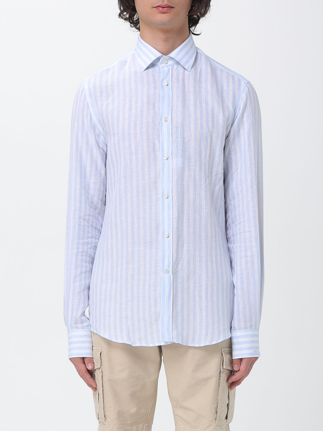 Shirt Men color Sky Blue