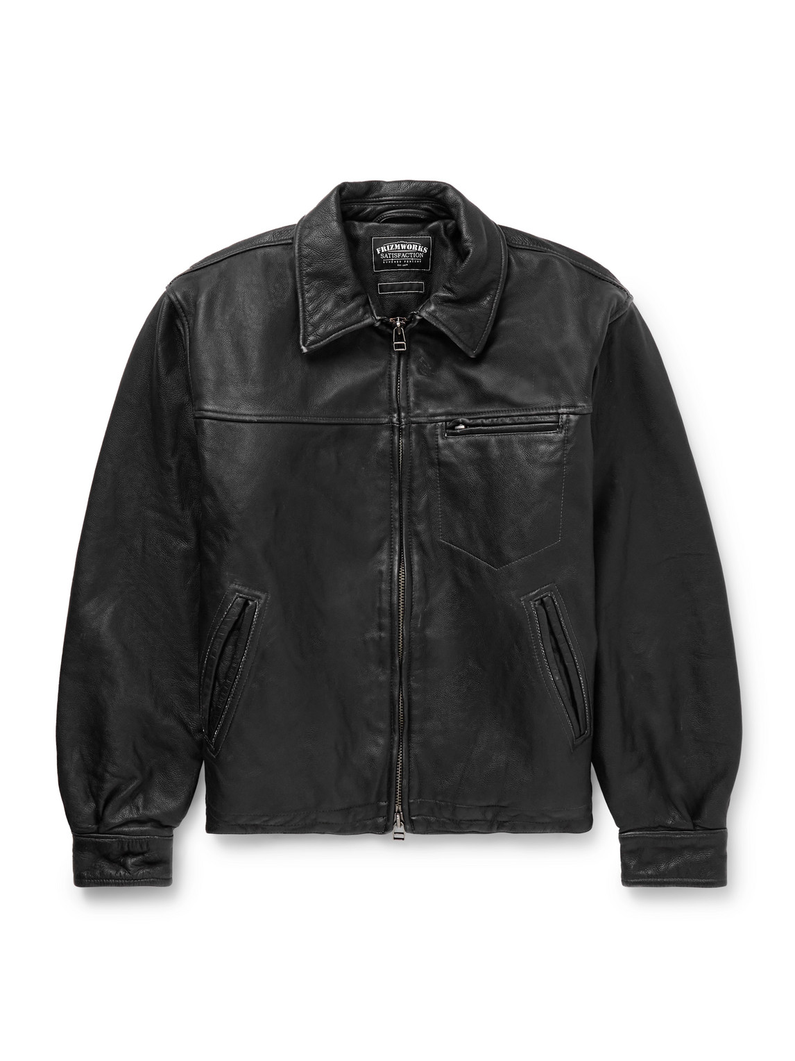 Distressed Leather Jacket