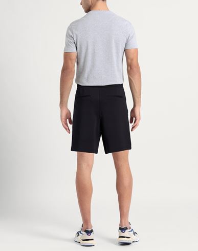 Man Shorts & Bermuda Shorts Navy Size S Cotton, Polyester, Elastane