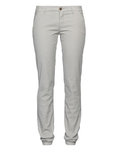 Woman Pants Grey Size 26 Cotton, Polyester, Elastane