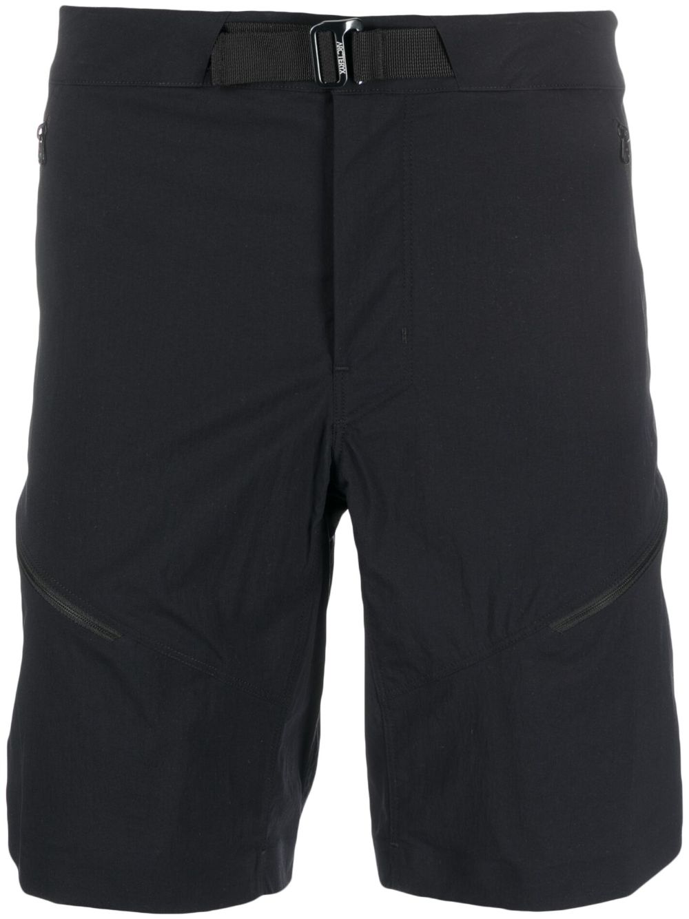 Gamma straight-leg shorts - Black
