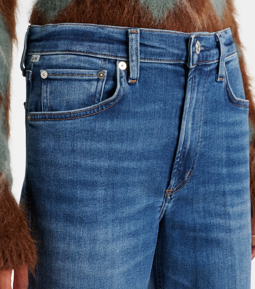 Palma high-rise straight jeans