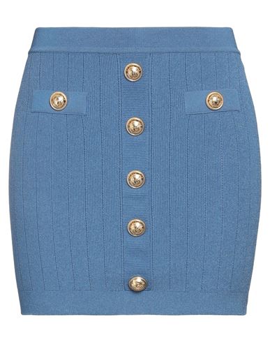 Woman Mini skirt Pastel blue