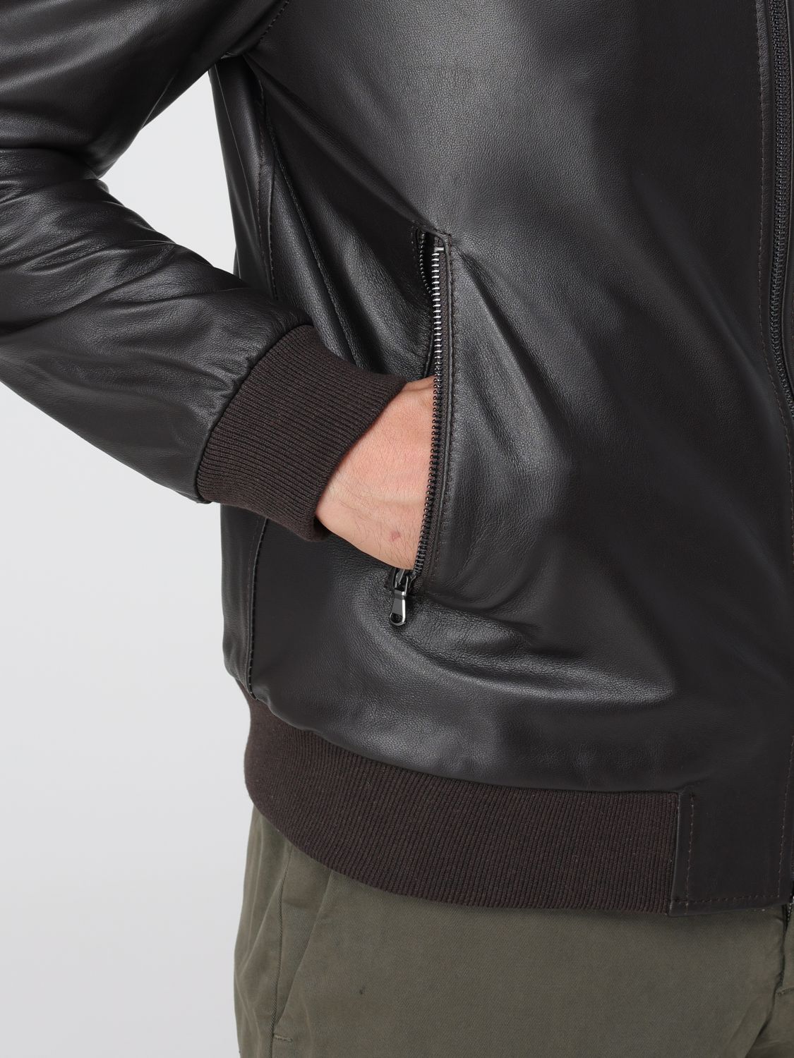 Jacket Men color Dark
