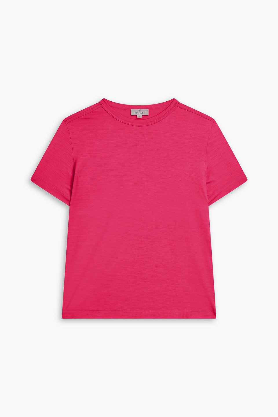 Wool-jersey T-shirt - Pink - IT 50
