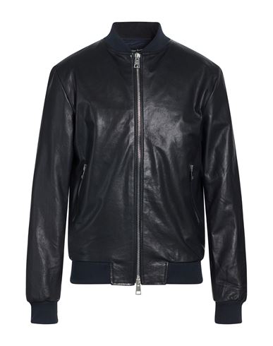 Man Jacket Midnight blue Size S Leather
