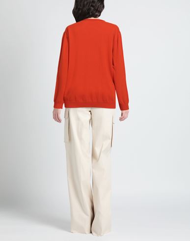 Inspired By Woman Sweater Orange Size M Polyester, Merino Wool, Viscose, Cashmere