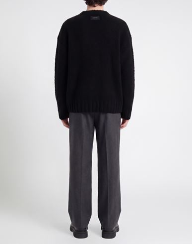 Man Sweater Black Size 40 Merino Wool