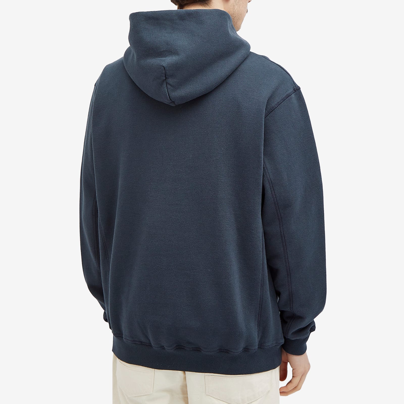 Men's Noon Hoodie in Navy, Size Medium