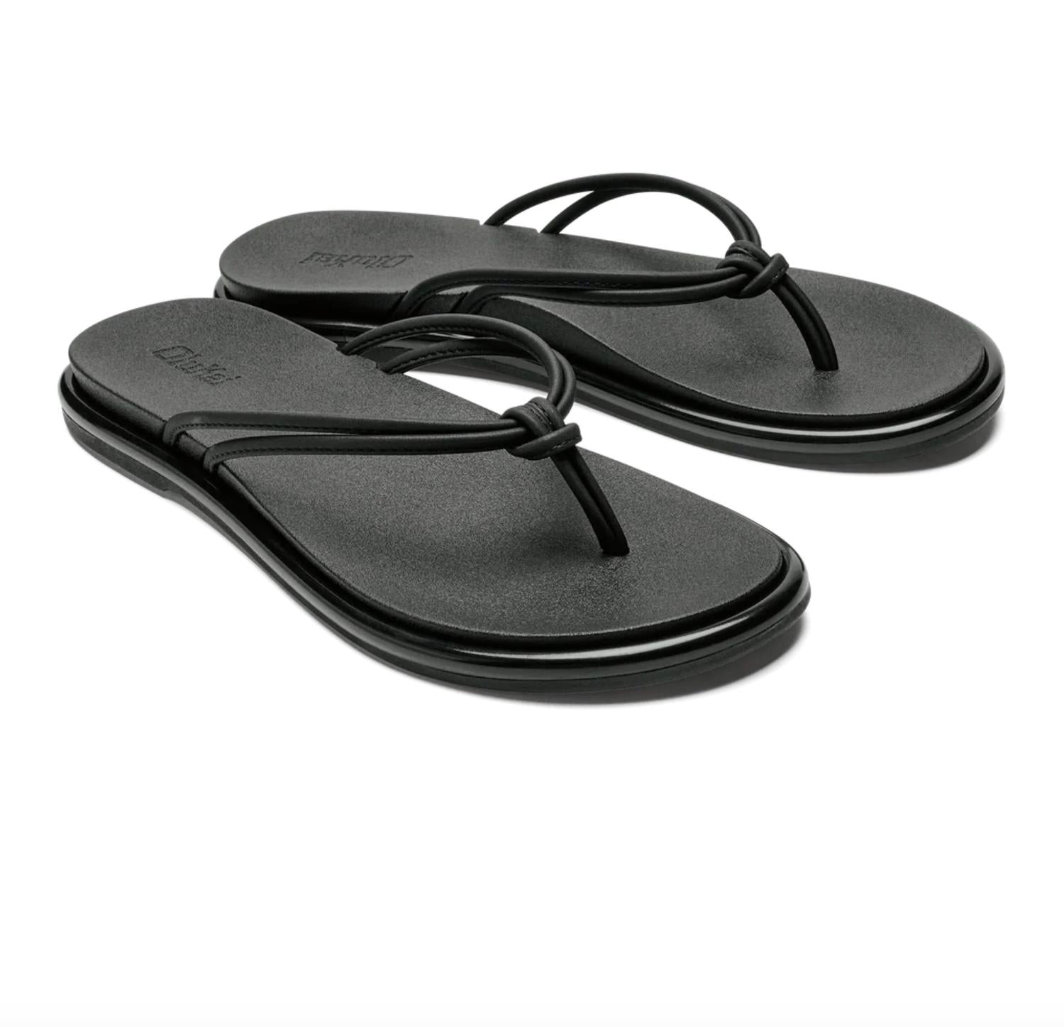 Women'S Aka Beach Sandals In Black