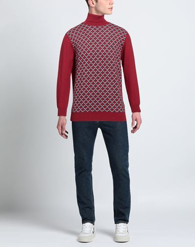 Harmont & Blaine Man Turtleneck Brick Size 3XL Wool