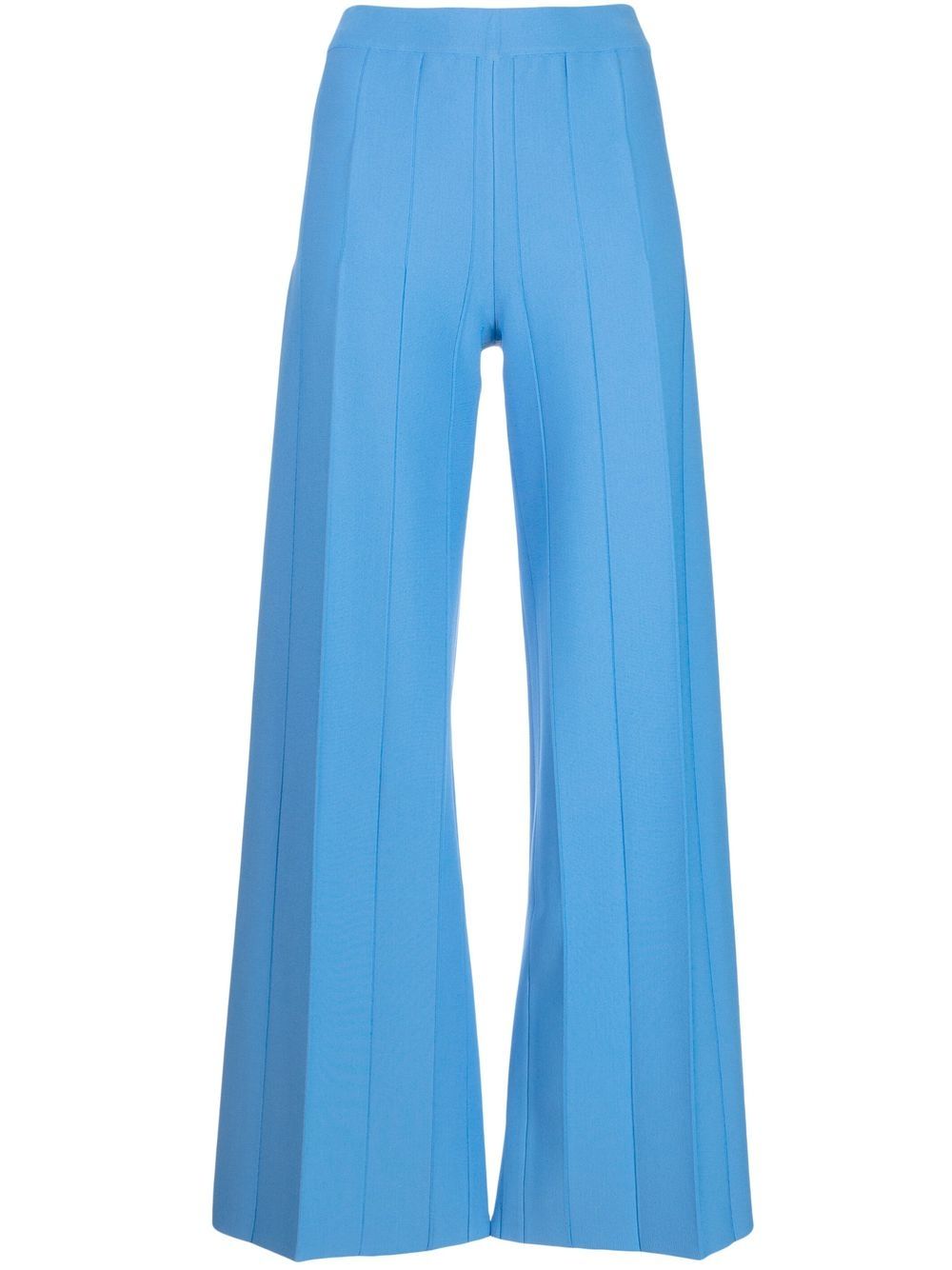 Tailored cropped trousers - Blue